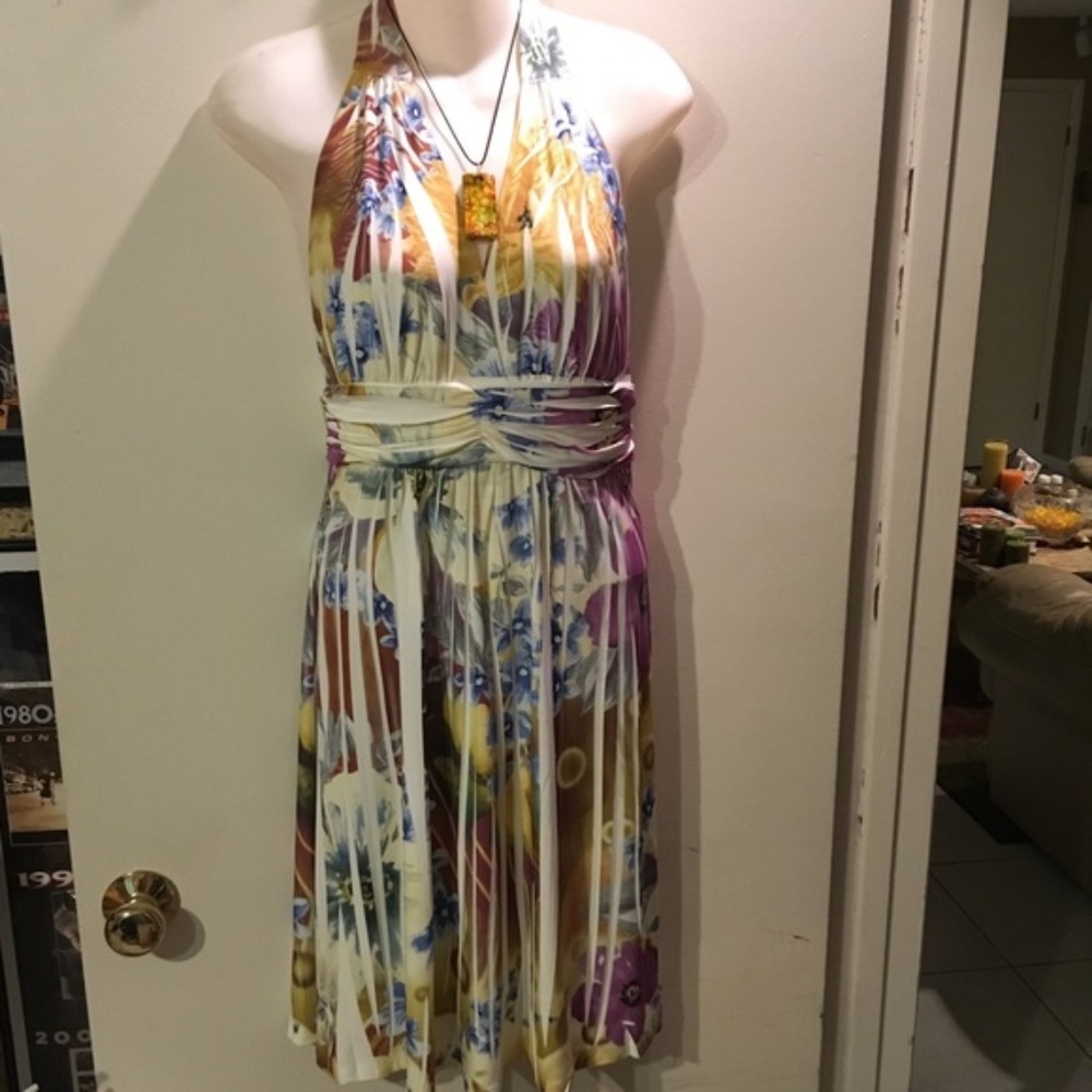 EUC Polaris USA Halter Dress for Summer (L)